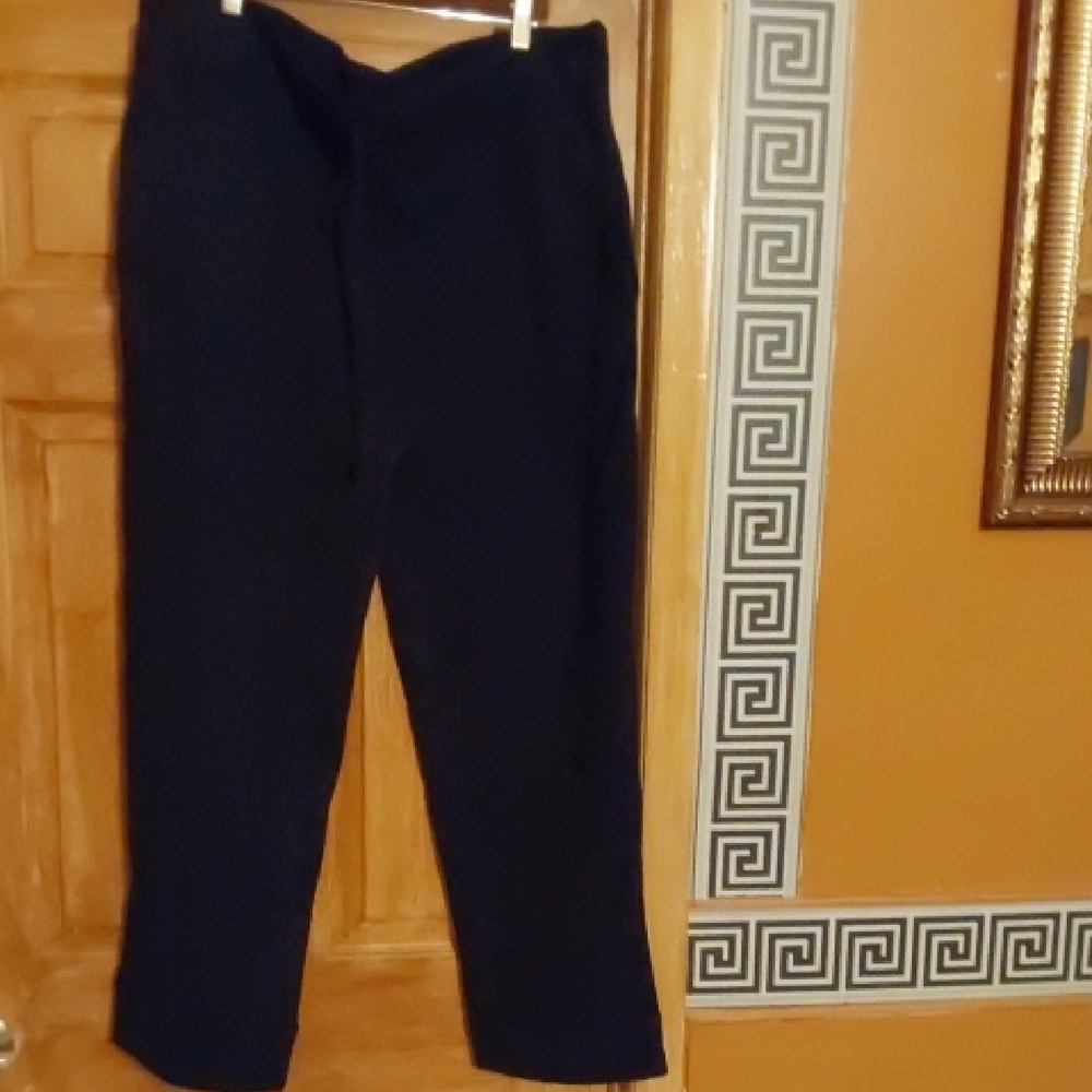 POLO RALPH LAUREN SWEATPANTS PREOWNED SIZEXL..BLK N BLUE HORSE